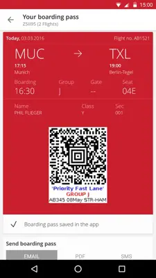 airberlin android App screenshot 1