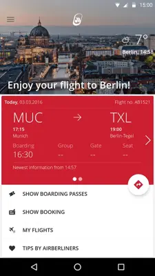 airberlin android App screenshot 3